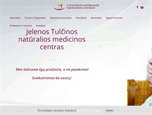 Tablet Screenshot of naturalimedicina.lt